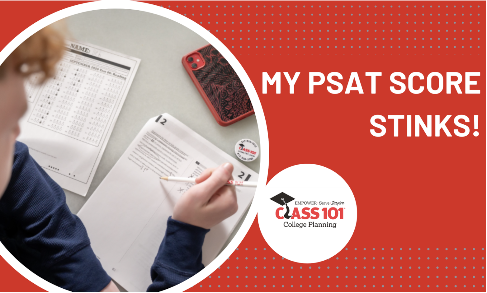 My PSAT Score Stinks! Now What?